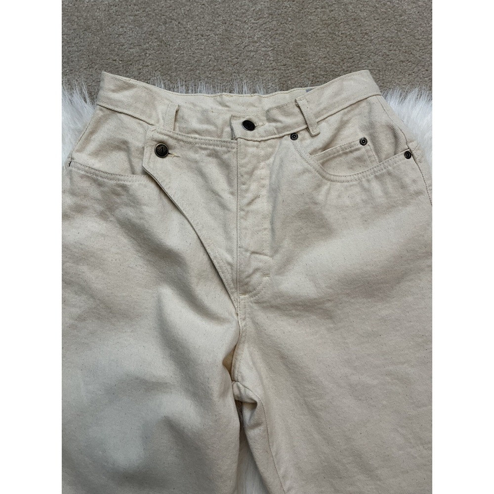 N Thoroughbred-Western, 70/80s, Vintage, Cream, Long, USA, HighRise, Jean. Sz-13 - Picture 9 of 10